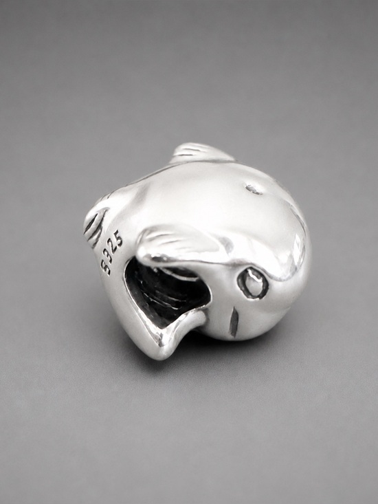 Jewelry - Pandora Retired Dolphin Charm Sterling Silver European Style